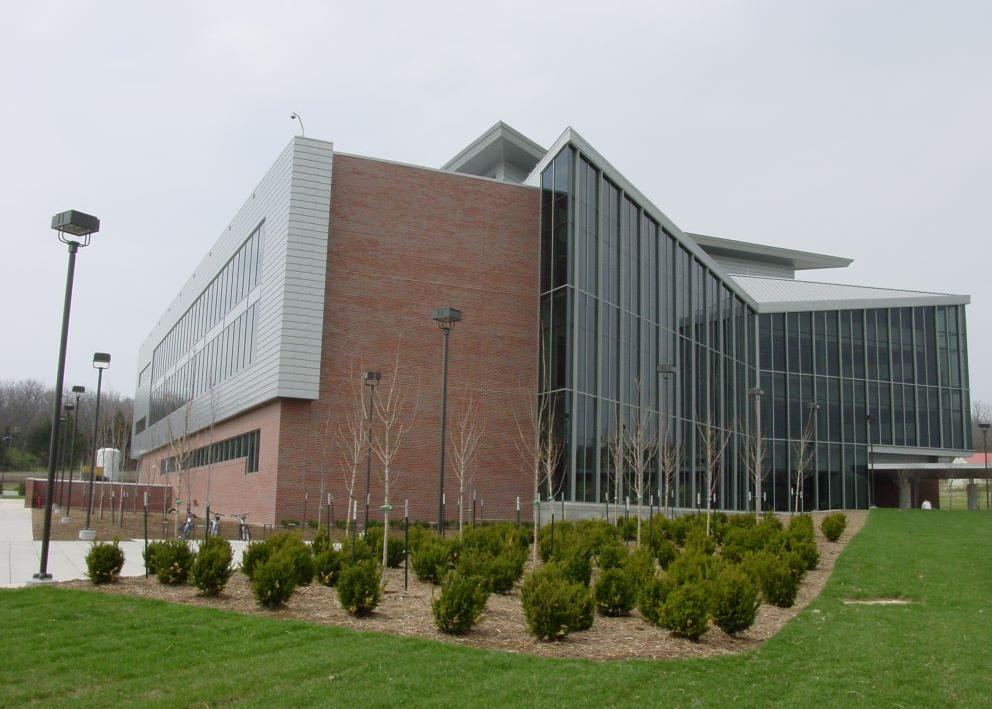 exterior view of south side of Integrated Science Building