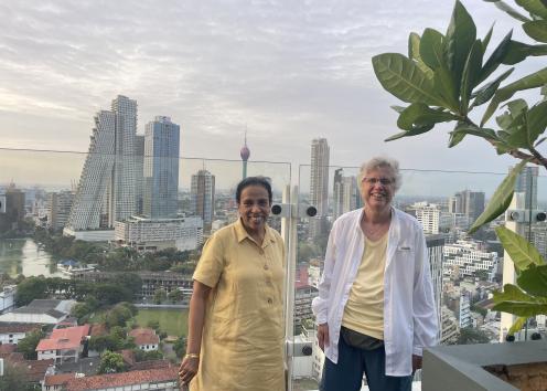 Sue Lunte and Binodh De Silva